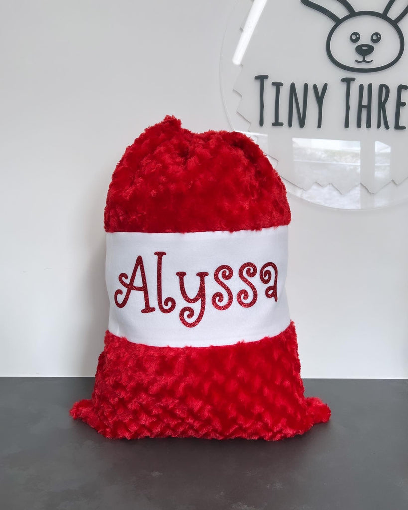 Personalised Red Christmas Sack