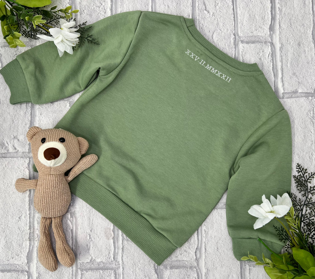 Personalised Green Sweatshirt