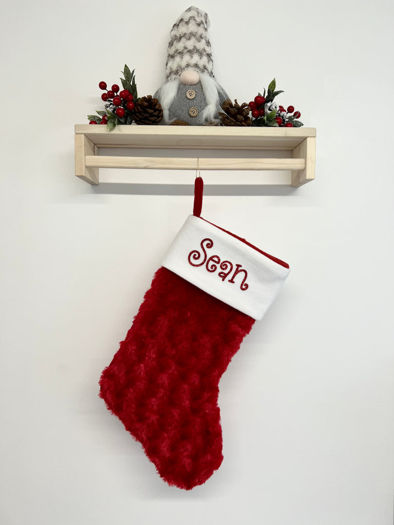 Red Deluxe Plush Stocking
