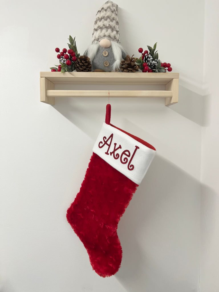 Red Deluxe Plush Stocking