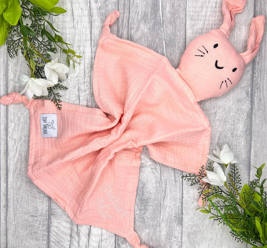 Pink Muslin baby comforter