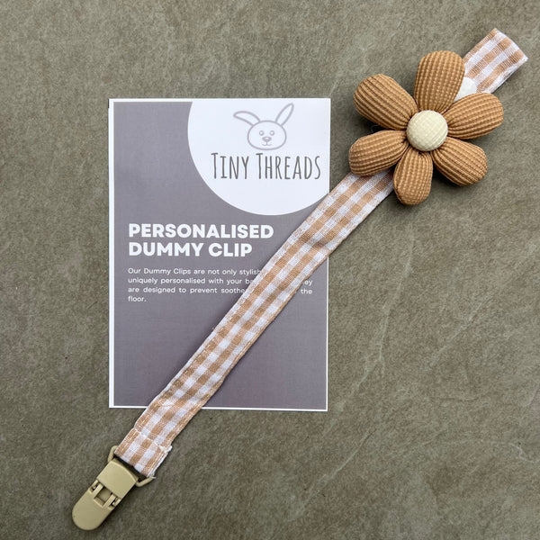 Khaki Daisy Dummy Clip