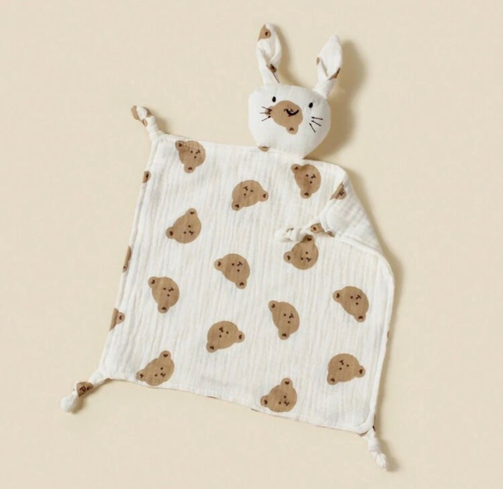 Bunny Baby Comforter - Teddy Bears