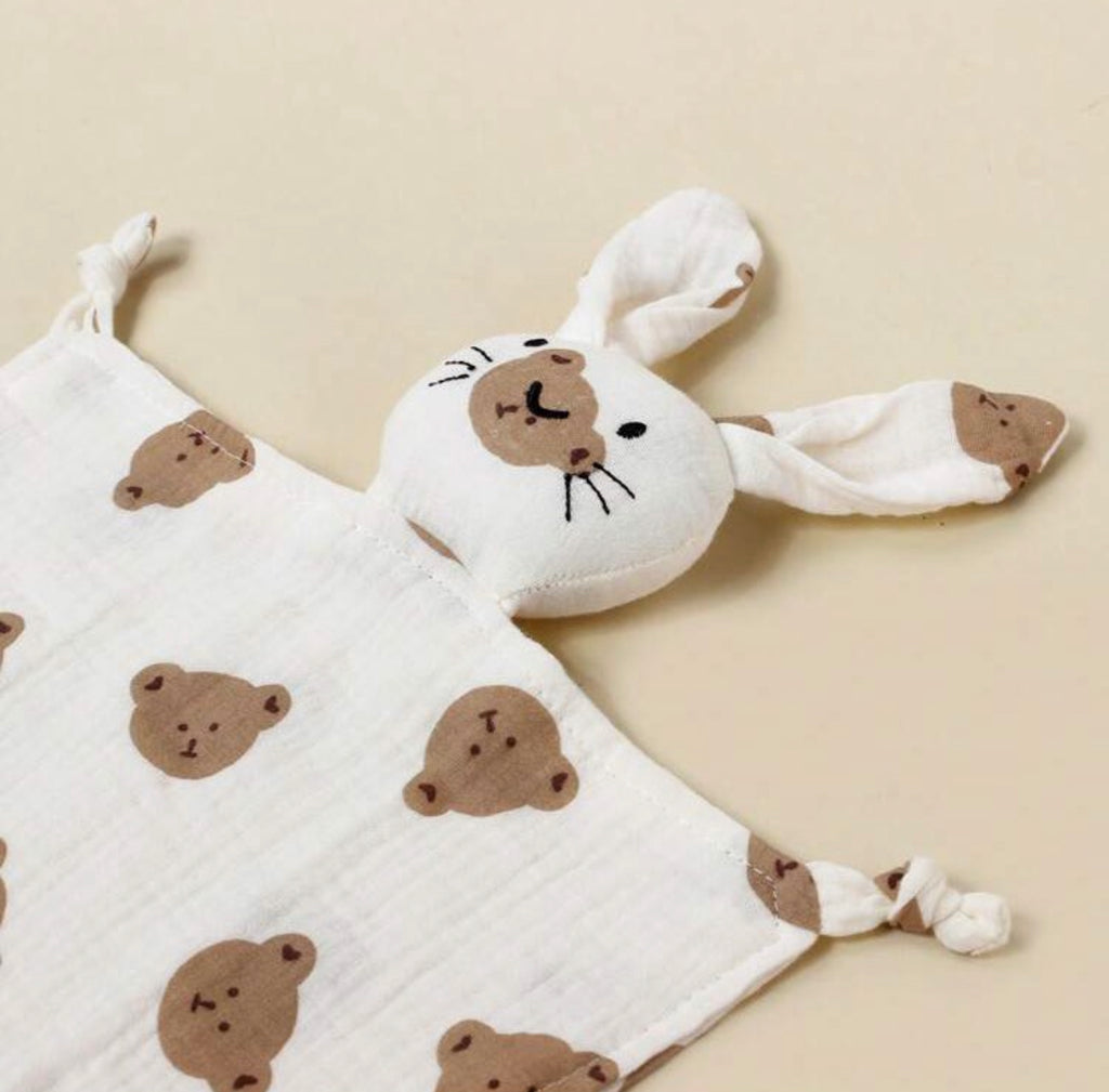 Bunny Baby Comforter - Teddy Bears