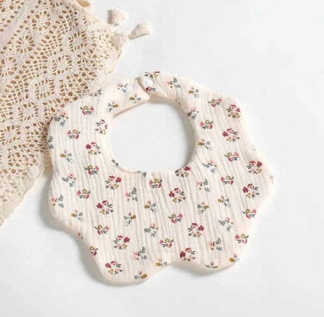 Floral Print Bib