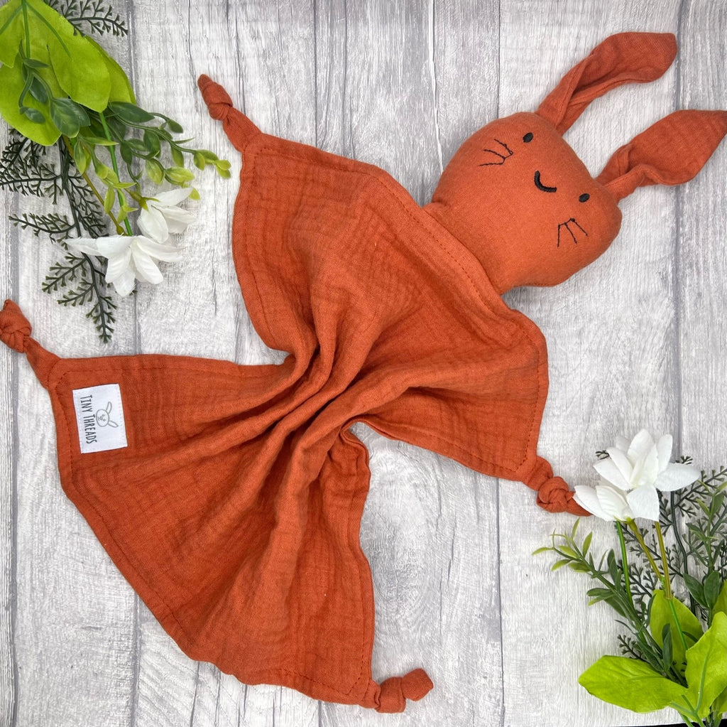 Terracotta Muslin baby comforter